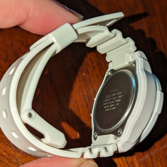 Water Resistant Cute Colorful Casio White Watch 🤍 - Picture 4 of 10